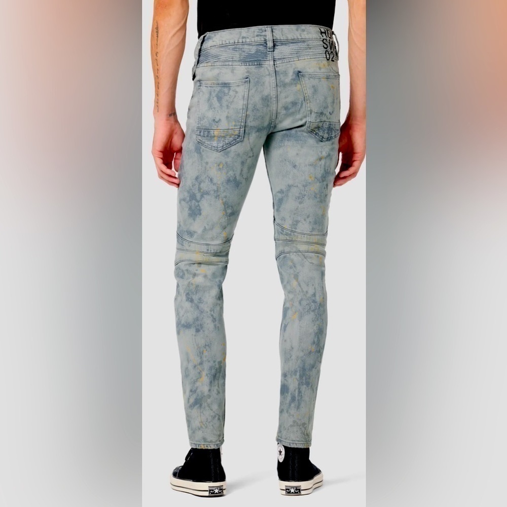 NWT Men's Hudson Blinder Skinny Biker Jeans - Size 31 - Picture 2 of 8